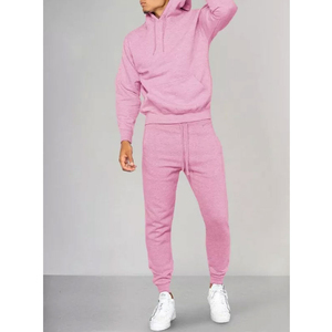 Unisex Fabric Fleece <b>Sweatshirt</b> Men Tracksuit Wholesale Price Custom Fit Logo Sweat Hoodie & Jogger Set Stylish Design - Product Image 5