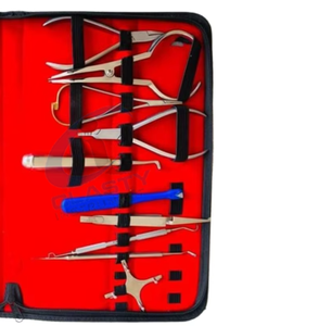 Juego de 18 instrumentos dentales de ortodoncia básicos de alta calidad, kit compuesto de instrumentos quirúrgicos dentales - Product Image 5