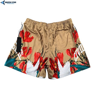 Quick-Dry Breathable Eco-Friendly Mesh Running Shorts Sublimation Transfer Lightweight 100% Polyester for Men's Gym Training - Product Image 2