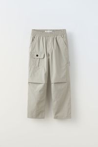 Pantalons cargo pour filles et enfants, élégants, à taille élastique, multi-poches, décontractés, confortables, pour un usage quotidien - Product Image 6