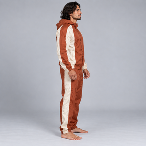 Ensemble de survêtement en nylon pour homme, style streetwear décontracté, deux pièces, pour activités de plein air - Product Image 2