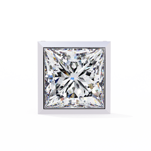 Prix de gros – Boucles d'oreilles clous en or massif 18 carats avec diamant de laboratoire DEF taille princesse de 1,75 carat, certifié IGI, idéales pour un cadeau - Product Image 3