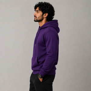 Sweat-shirts à capuche épais pour hommes, personnalisés en molleton de coton 500 GSM, fabrication OEM, marque privée, vente en gros, fabricants en vrac - Product Image 2