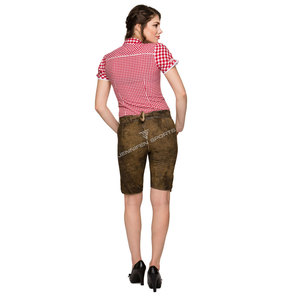 Meilleurs shorts en cuir suédé de vachette véritable bavarois, respirants, style costume traditionnel allemand, pour femmes et adultes, vente en gros - Product Image 4