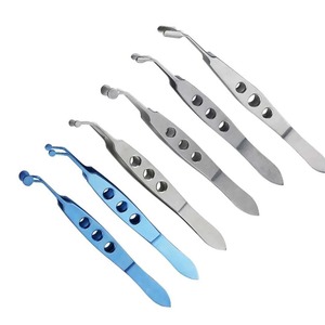 1 unidad Pinza de masaje de acero inoxidable/titanio para glándulas de Meibomio y párpados, herramienta oftálmica, 6 tipos opcionales - Product Image 5
