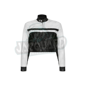 Factory Made Low Price Custom <b>Plain</b> Cotton Blank Women Crop <b>Varsity</b> <b>Jacket</b> 2026 Casual Wear Trending Women Crop <b>Varsity</b> <b>Jacket</b> - Product Image 1