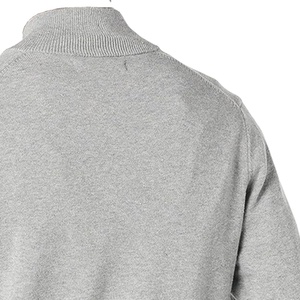 Otoño e Invierno polar cuello levantado cuarto cremallera sudadera hombres Casual media cremallera Color sólido pulóver sudadera 2026 - Product Image 4