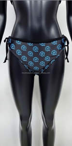 ชุดบิกินี่เอวสูงคุณภาพสูงสำหรับผู้หญิง สไตล์เรโทร ชุดว่ายน้ำสองชิ้น กระชับสัดส่วน ระบายอากาศได้ดี แห้งเร็ว ต้านเชื้อแบคทีเรีย ด้านหน้า - Product Image 4