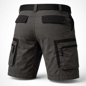 Pantalones Cortos Cargo Tácticos Casuales Personalizados para Hombre, con Múltiples Bolsillos, Cinturón Utilitario, Duraderos, Impermeables, Transpirables, de Oxford 100% Poliéster - Product Image 2