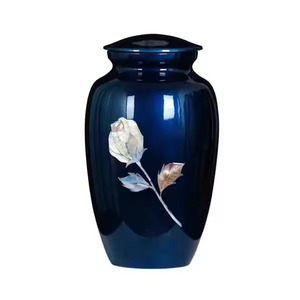 Export Quality Handcrafted Aluminum Metal Urn for Adult Cremation Ashes for Indoor and Outdoor Use Available for Export Price - Product Image 2