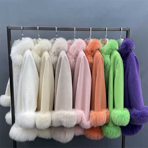 Capa de Piel Sintética Morada para Mujer, Estilo Lujoso, Venta Caliente 2026, 100% Alta Calidad, Bajo MOQ, Precio Bajo, Forro de Piel Sintética Original, Teñido Liso - Product Image 6