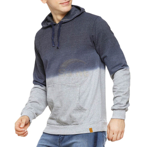 Sweat-shirt à capuche dégradé pour homme, coupe oversize, imprimé numérique, 100 % coton - Product Image 4