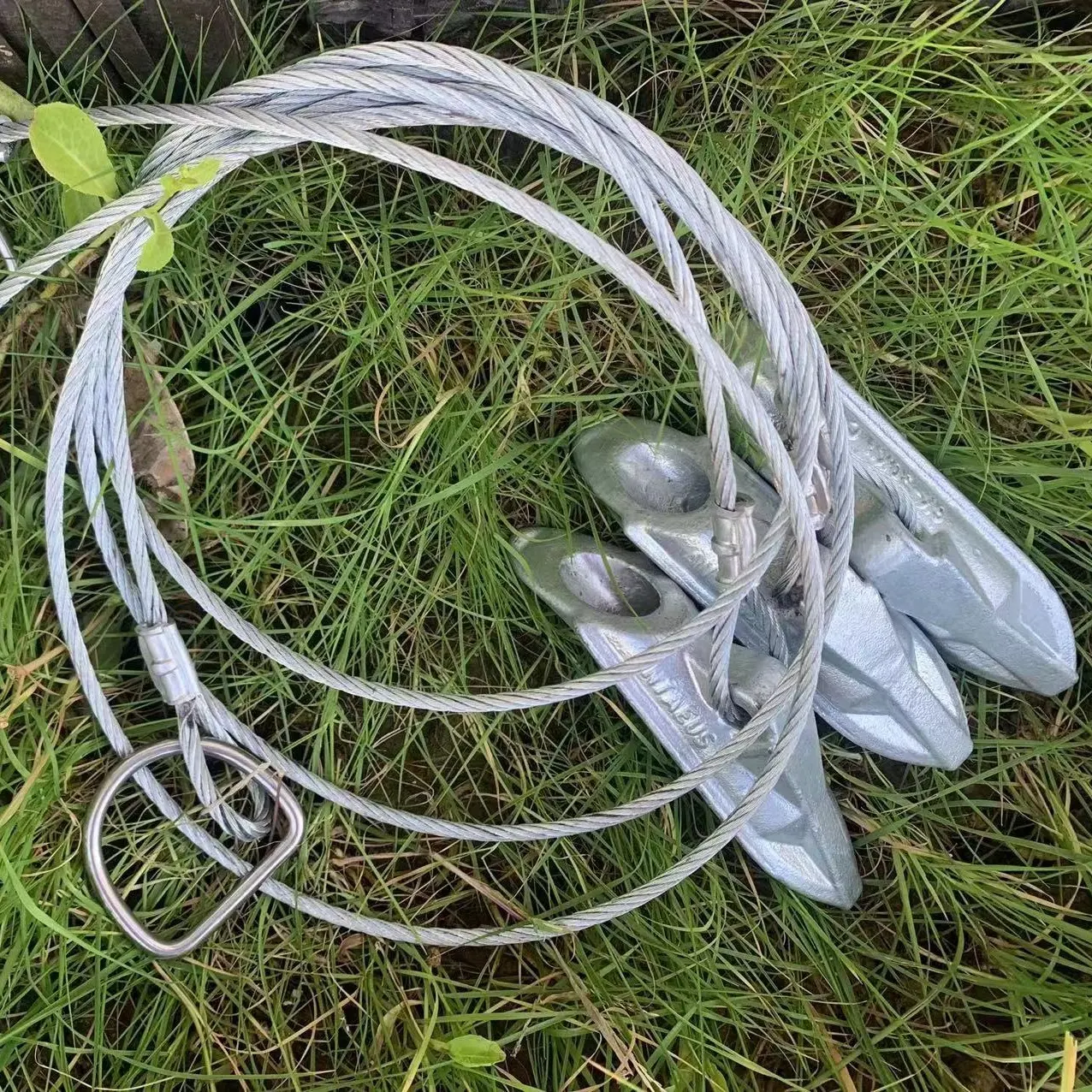 Ground Earth Anchors Wire With Anchors