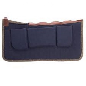 <span class=keywords><strong>Tapis</strong></span> <span class=keywords><strong>de</strong></span> <span class=keywords><strong>selle</strong></span> tout usage en polaire violette avec accents noirs <span class=keywords><strong>et</strong></span> doublure en laine pour l'équitation - Product Image 4