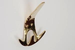 Crochets doubles décoratifs en métal pour entrée, chambre, salle de bain – Support mural durable pour rangement - Product Image 4