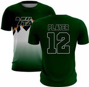 Camiseta Personalizada de Alta Calidad, Mezcla de Poliéster/Algodón, Tejido de Punto, Impresión por Sublimación, Cuello Redondo, Corte Regular, Unisex, Nombre del Equipo - Product Image 3