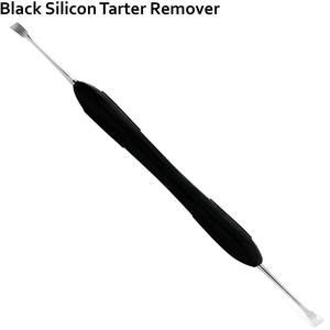 3 pièces, détartreur manuel à manche en silicone noir, gratte-dents, équipement de nettoyage dentaire, Shuja Surgico - Product Image 3