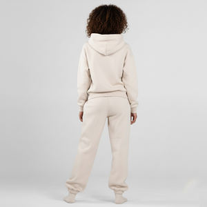 Ensemble 2 pièces personnalisé pour femme : Sweat à capuche ample 100 % coton épais et respirant, style streetwear hiver hip-hop - Product Image 5