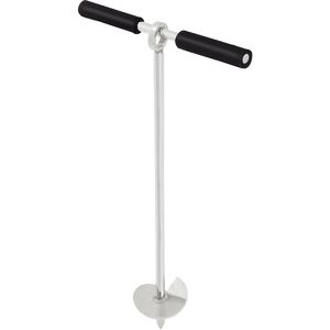 Ancora da sabbia in acciaio inossidabile 316 da 18 pollici con manico rimovibile e corda elastica per spiaggia, barriera di sabbia e imbarcazioni - Product Image 1