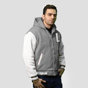 Chaqueta Bomber de Mezclilla Estándar Personalizada para Hombre y Mujer, con Logotipo Bordado, Cuello Alto, Reversible, Resistente al Viento, Transpirable y con Revestimiento de Alta Calidad - Product Image 2