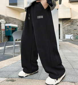 Pantalon de survêtement athlétique pour garçons, nouvelle collection automne 2025, séchage rapide, coupe droite, léger, longueur intégrale - Product Image 1