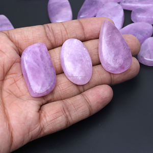 Cabujón de Kunzita Natural Pulido, Formas Mixtas, Piedra Rosa Natural, Precio al por Mayor para Gemas Sueltas para Joyería - Product Image 1