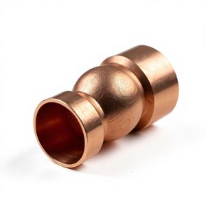 Raccord en T à coude en cuivre pur forgé haute pression INCAD DESIGN pour soudage et brasage |   Raccords de tuyauterie de réfrigérateur à courant alternatif à surface lisse - Product Image 4