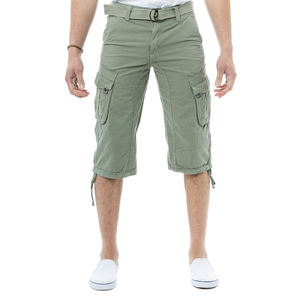Shorts cargo vintage pour homme, six poches, coupe classique, tissé, pour l'été, usage extérieur, finition délavée, collection de haute qualité pour homme - Product Image 5