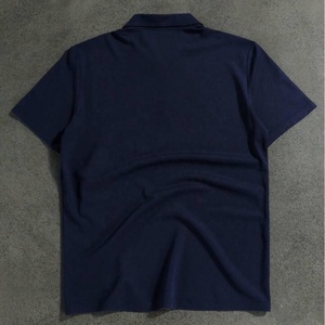 T-shirts de golf pour hommes et femmes, tissu éponge, logo personnalisé, broderie, impression, respirant, style formel, polyester/coton, vente chaude - Product Image 5