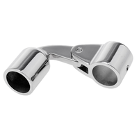 Vente flash Pièces de yacht Acier inoxydable 316 Bimini coulissant Miroir poli Coulissant supérieur Bimini Accessoires pour bateau