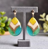 Boucles d'oreilles en raisins, faites à la main, pour femmes