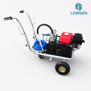 Machine de marquage routier à essence en aluminium GUANGAN pour le marquage des parkings et des chaussées - Product Image 2