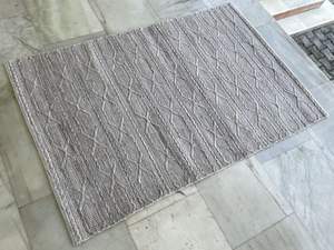 Directo de Fábrica, Precio de Fábrica, Alfombra Moderna para Interiores/Exteriores 100% Poliéster, Colores Naturales Tierra, Técnica de Tejido Artesanal - Product Image 5