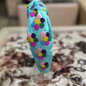 Últimas Novedades 2026: Diademas de Aro Modernas con Bordado Artesanal y Cuentas de Semillas para Fiestas de Verano, Bodas y Regalos Festivos - Product Image 1