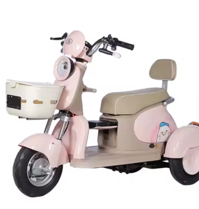 Tricycle électrique urbain avec moteur arrière 500W, 3 vitesses, 48V 12Ah, cadre en acier, deux places pour adultes - Product Image 3
