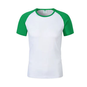 Camiseta de cuello simulado extragrande de algodón grueso liso personalizada al por mayor para hombre, colección Verano 2026 - Product Image 1