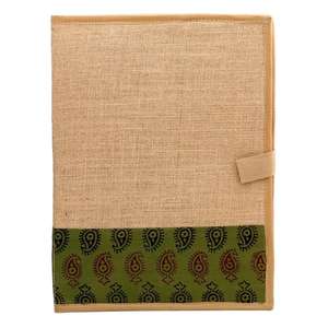 Natural Fiber Jute <b>File</b> Carry Bag for Office <b>Files</b> and Stationery <b>Storage</b> - Product Image 4