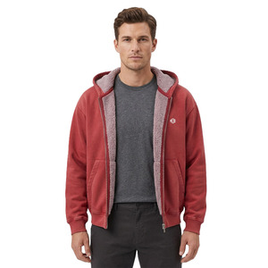 Sherpa Lined <b>Zip</b> <b>Up</b> Hoodies Heavyweight Cotton Fleece Streetwear Warm Winter <b>Jacket</b> Custom Logo Thick Fabric OEM Bulk Supply - Product Image 2