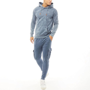 Sweats à capuche pour hommes, délavés à l'acide, couleur unie, respirants, effet vieilli, vierges, grandes tailles, grammage lourd, 2026 - Product Image 6