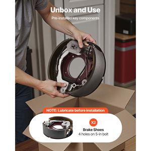 Kit di Riparazione Freni Elettrici per Rimorchio 12.25 X 3.375 Pollici, 1 Paio di Freni Elettrici Auto-Regolanti 8000 Libbre - Product Image 3
