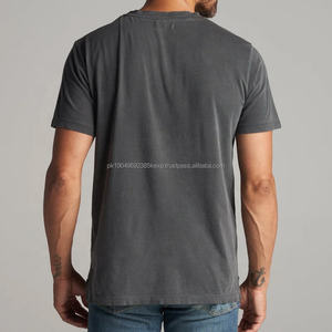 Organic Cotton <b>Mens</b> Short Sleeve T-<b>shirt</b> for <b>Men</b> Crew Neck <b>Men's</b> <b>Pocket</b> T-<b>shirts</b> Custom T-<b>shirt</b> Oversizeded Fabric for <b>Men</b> - Product Image 2