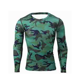 Rashguard pour homme, dernier design, couleur rouge, manches longues, avec logo personnalisé - Product Image 6