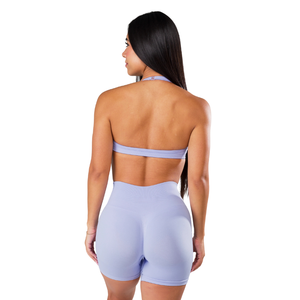 เสื้อชั้นในกีฬาแบบไร้ตะเข็บสำหรับผู้หญิง ดีไซน์มินิมอล เหมาะสำหรับโยคะ ฟิตเนส ออกกำลังกาย เนื้อผ้านุ่ม ยืดหยุ่น กระชับ น้ำหนักเบา รุ่น Skyline - Product Image 2