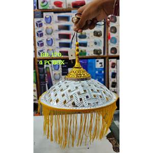 ซุ้มโค้งกรอบทองคำประดับเส้นทาง พร้อมประดับด้วยไฟประดับระยิบระยับ - Product Image 2