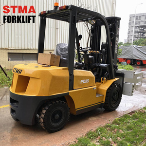 Stma 3000kg 3500kg 3ton 3.5ton mini động cơ diesel ngã ba thang máy tùy chọn Phụ tùng xe nâng với kẹp Bale hiệu suất cao - Product Image 5