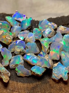 Natural Ethiopian Welo <b>Opal</b> Uncut Loose Gemstones Color Play Fire Optical Effect IGI Certified 5-8 Carat Jewelry Making - Product Image 5