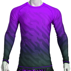Custom Men <b>Compression</b> Rash Guard Long Sleeve Sublimated BJJ MMA Fight <b>Shirt</b> Quick Dry Breathable Gym Fitness Base Layer Top - Product Image 1