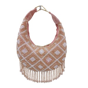 Wholesale New Arrival Luxury Handmade <b>Sequined</b> Beaded Bag Open Trendy <b>Handbag</b> for Women Available Best Price for Export - Product Image 1