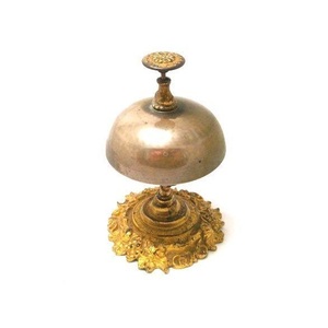 Campana de Escritorio Antigua de Aluminio con Sonido Excelente, Campana de Mesa de Aluminio para Restaurante, Oficina, Cocina, con Botón de Presión - Product Image 3