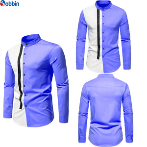 Camisa Casual de Hombre, Nuevo Estilo, Tejido Transpirable y Suave, Cuello Alto, Colores de Moda, Manga Larga, Precio Razonable - Product Image 6